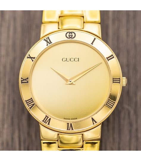 gucci watch vintage gold|old Gucci watch value.